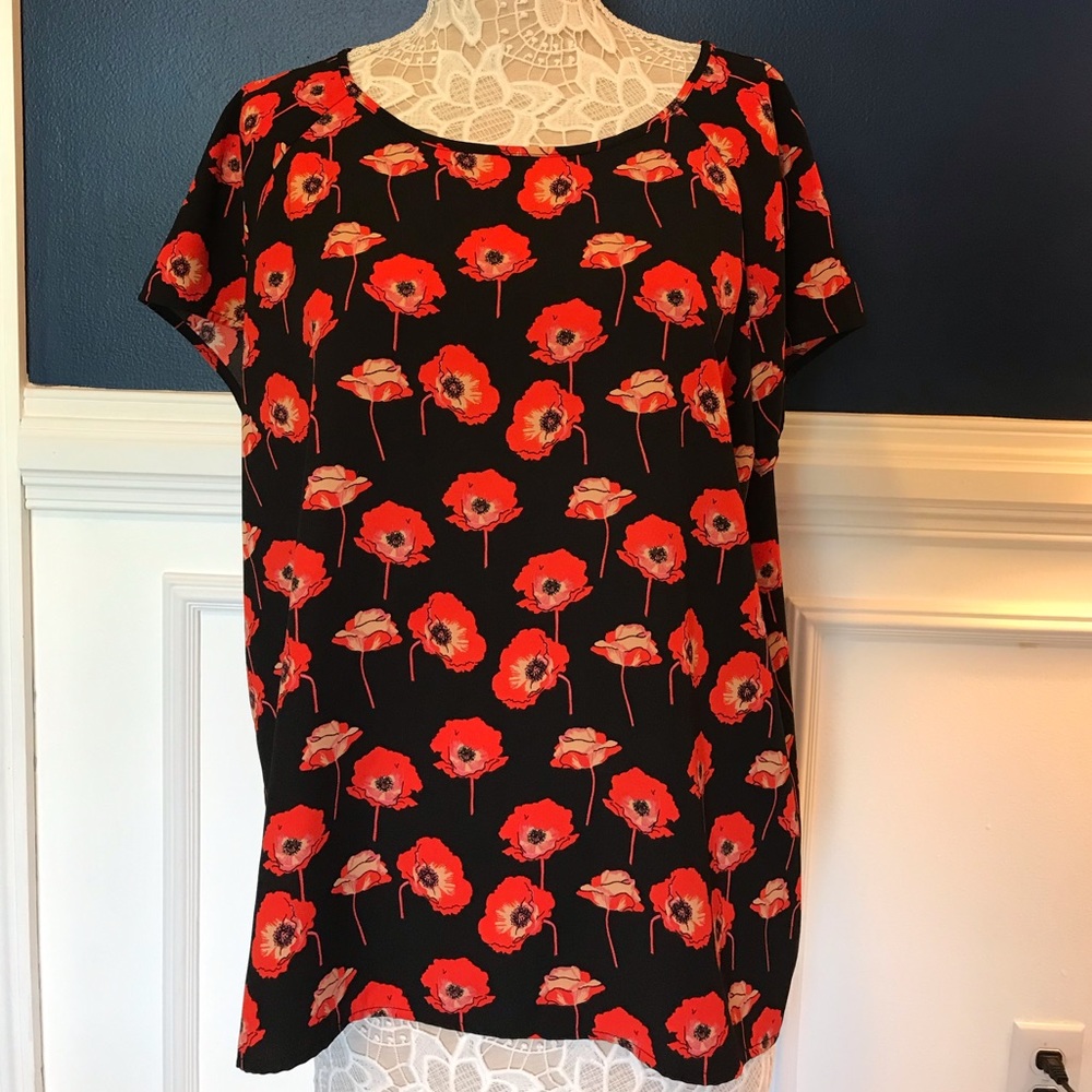 Flanders Poppy Field Top